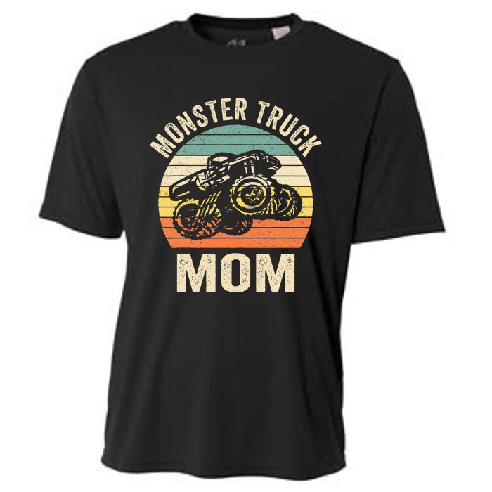 Monster Truck Mom Retro Vintage Monster Truck Cooling Performance Crew T-Shirt