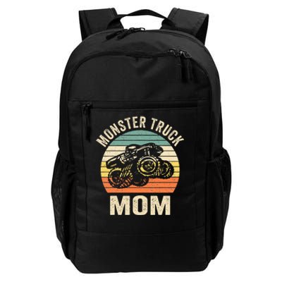 Monster Truck Mom Retro Vintage Monster Truck Daily Commute Backpack