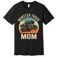 Monster Truck Mom Retro Vintage Monster Truck Premium T-Shirt