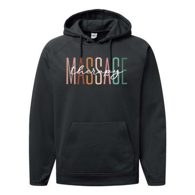 Massage Therapist Muscle Therapy Massage Therapy Performance Fleece Hoodie