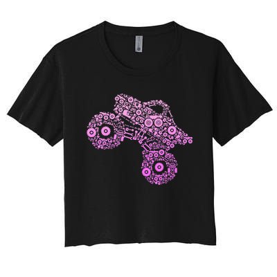 Monster Truck Women's Crop Top Tee