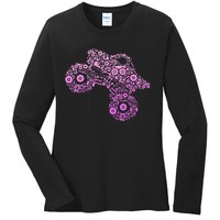 Monster Truck Ladies Long Sleeve Shirt