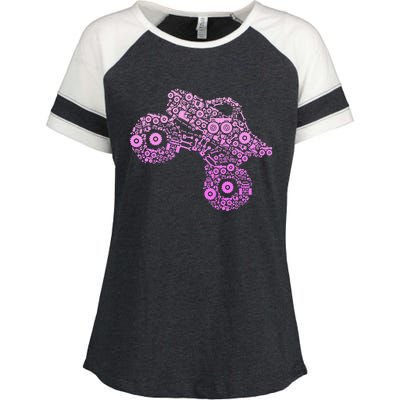 Monster Truck Enza Ladies Jersey Colorblock Tee