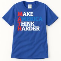 Math Teacher Make Merica Think Harder Anti Trump 2020 Gift Tall T-Shirt