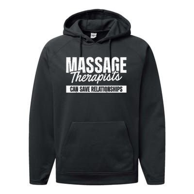 Massage Therapist Performance Fleece Hoodie