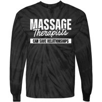 Massage Therapist Tie-Dye Long Sleeve Shirt