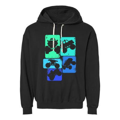 Monster Truck Garment-Dyed Fleece Hoodie