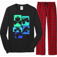 Monster Truck Long Sleeve Pajama Set