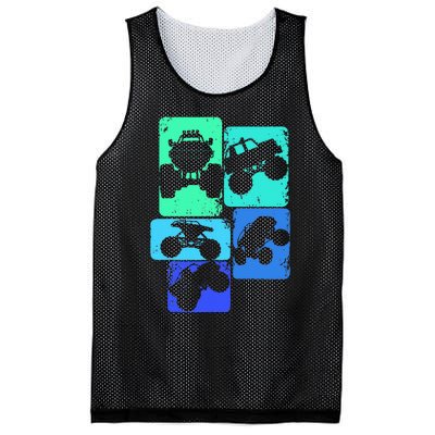 Monster Truck Mesh Reversible Basketball Jersey Tank