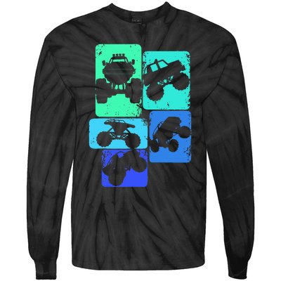 Monster Truck Tie-Dye Long Sleeve Shirt