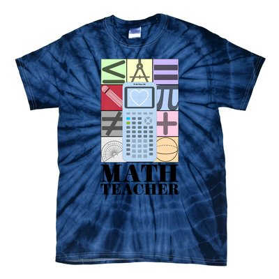 Math Teacher Tie-Dye T-Shirt