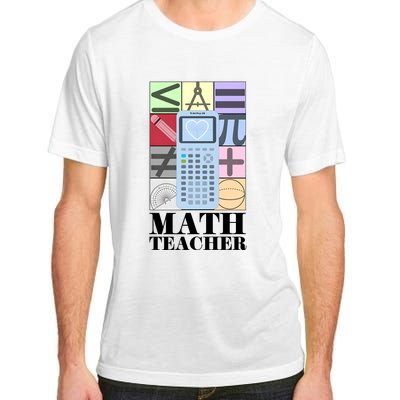 Math Teacher Adult ChromaSoft Performance T-Shirt