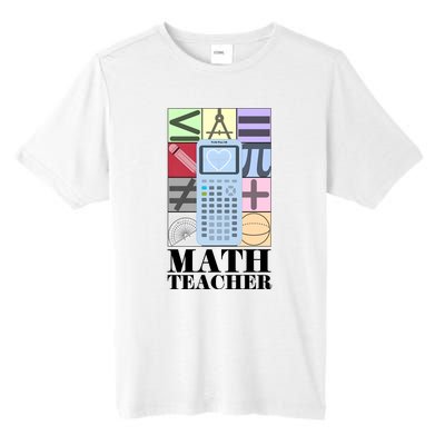 Math Teacher Tall Fusion ChromaSoft Performance T-Shirt