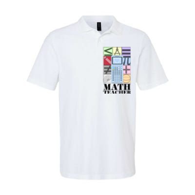 Math Teacher Softstyle Adult Sport Polo