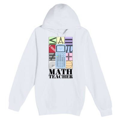 Math Teacher Premium Pullover Hoodie