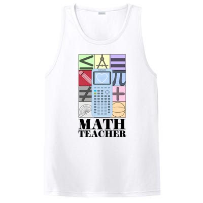 Math Teacher PosiCharge Competitor Tank