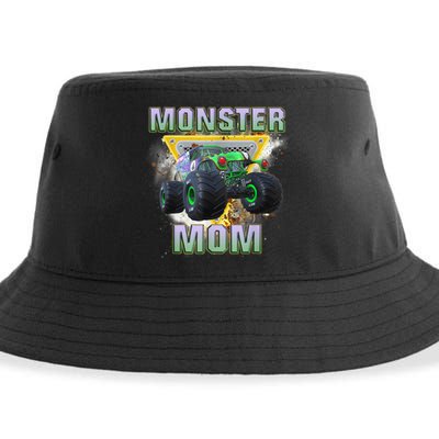 Monster Truck Mom Mothers Day Monster Truck Are My Jam Sustainable Bucket Hat