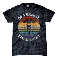 Massage Therapy Massage Therapist Vintage Sunset Gifts Tie-Dye T-Shirt