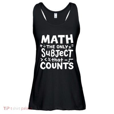 Math Teacher Mathematician Funny Gift Ladies Essential Flowy Tank