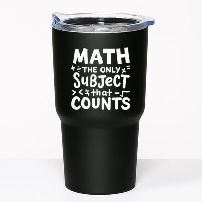 Math Teacher Mathematician Funny Gift Tumbler