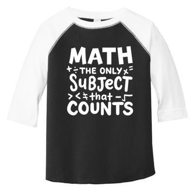 Math Teacher Mathematician Funny Gift Toddler Fine Jersey T-Shirt