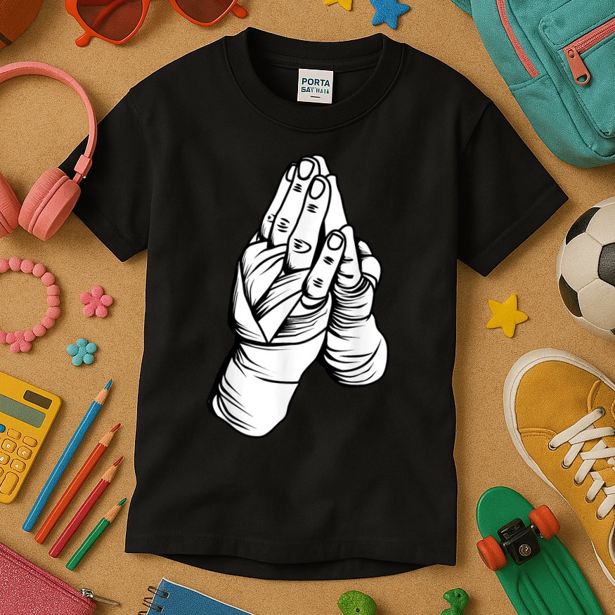 Muay Thai Martial Arts Combat Boxing Sport Kids T-Shirt