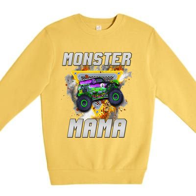 Monster Truck Mama Monster Truck Are My Jam Truck Lovers Premium Crewneck Sweatshirt