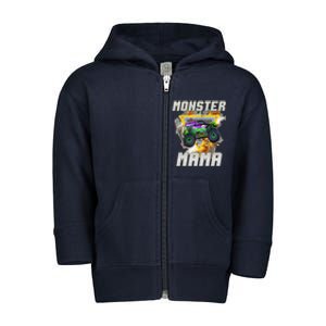 Monster Truck Mama Monster Truck Are My Jam Truck Lovers Toddler Zip Fleece Hoodie