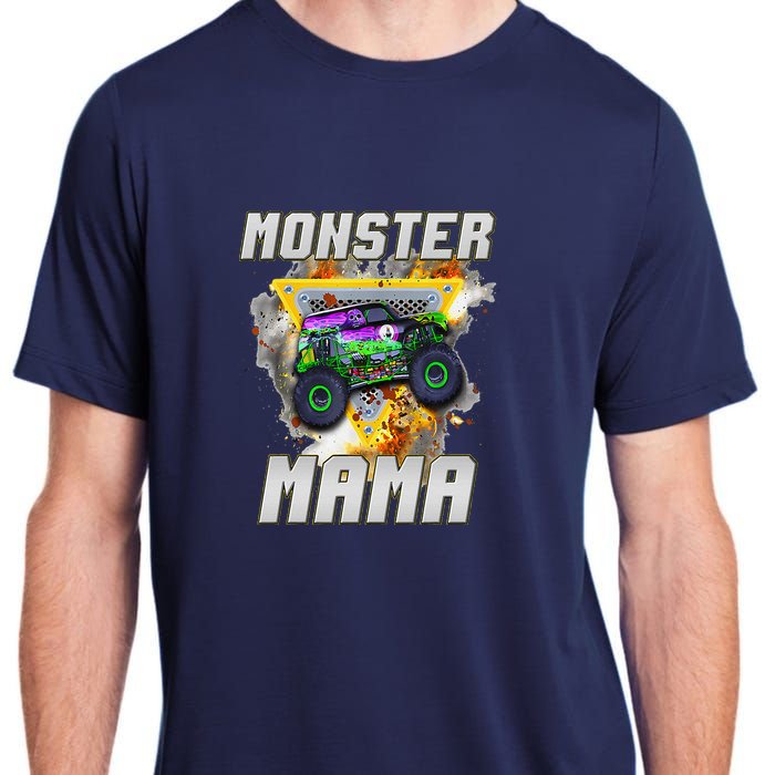 Monster Truck Mama Monster Truck Are My Jam Truck Lovers Adult ChromaSoft Performance T-Shirt