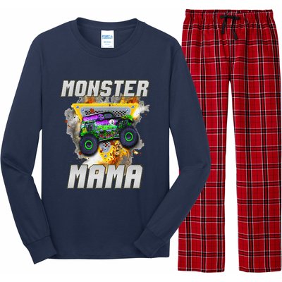 Monster Truck Mama Monster Truck Are My Jam Truck Lovers Long Sleeve Pajama Set