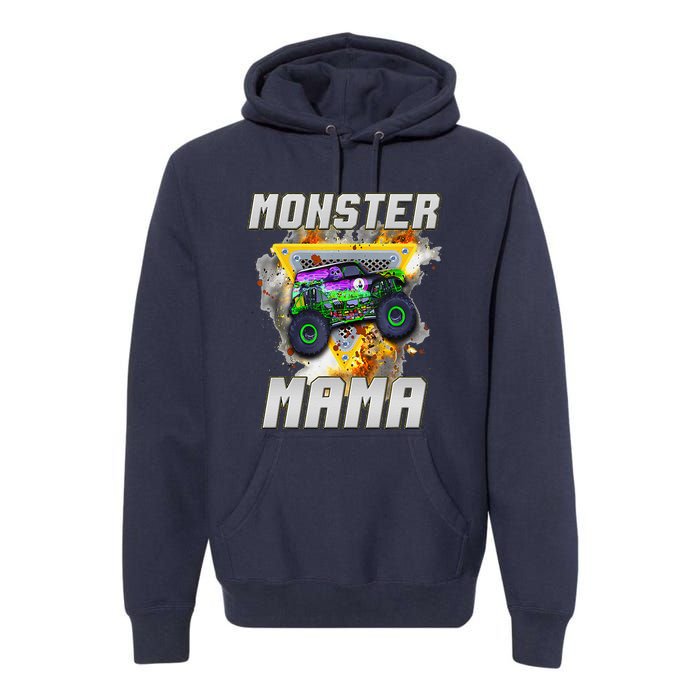 Monster Truck Mama Monster Truck Are My Jam Truck Lovers Premium Hoodie