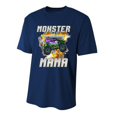 Monster Truck Mama Monster Truck Are My Jam Truck Lovers Performance Sprint T-Shirt