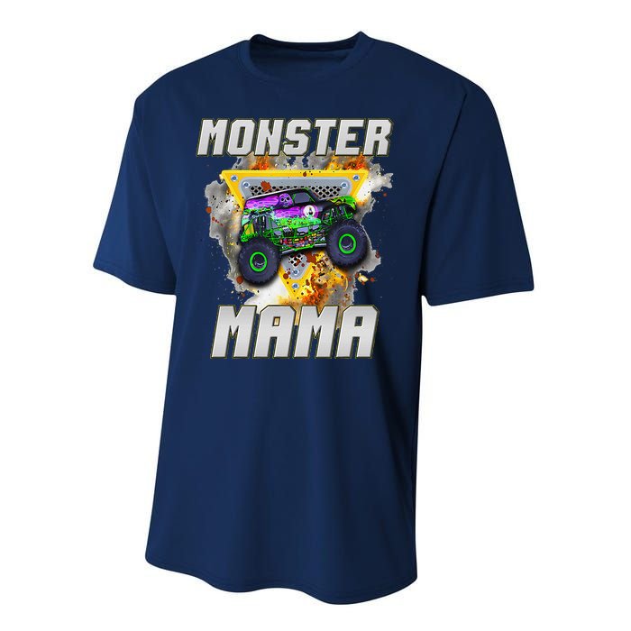 Monster Truck Mama Monster Truck Are My Jam Truck Lovers Performance Sprint T-Shirt