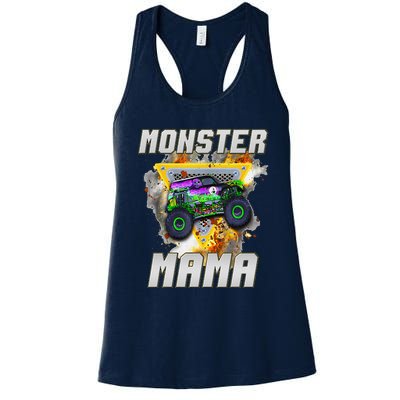 Monster Truck Mama Monster Truck Are My Jam Truck Lovers Women's Racerback Tank