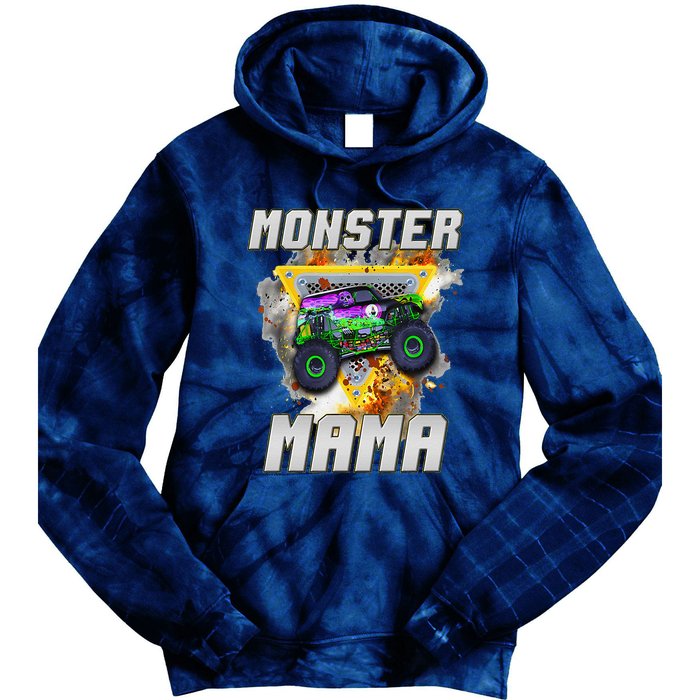 Monster Truck Mama Monster Truck Are My Jam Truck Lovers Tie Dye Hoodie