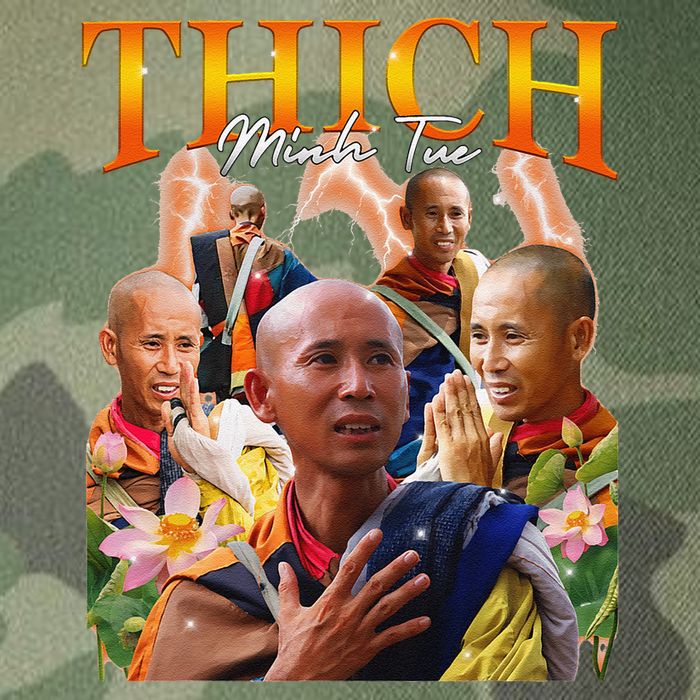 Monk Thich Minh Tue Bootleg Legacy Tie Dye Trucker Hat
