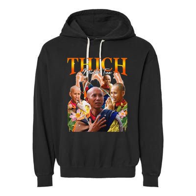 Monk Thich Minh Tue Bootleg Garment-Dyed Fleece Hoodie
