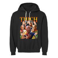 Monk Thich Minh Tue Bootleg Garment-Dyed Fleece Hoodie