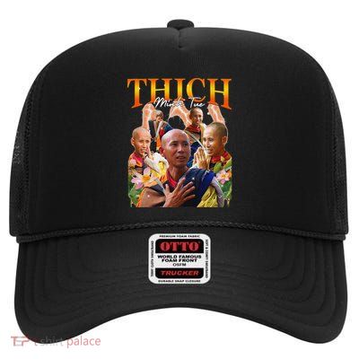 Monk Thich Minh Tue Bootleg High Crown Mesh Back Trucker Hat
