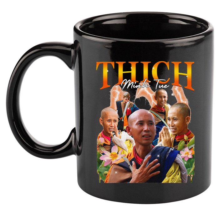 Monk Thich Minh Tue Bootleg 11oz C Handle Ceramic Mug