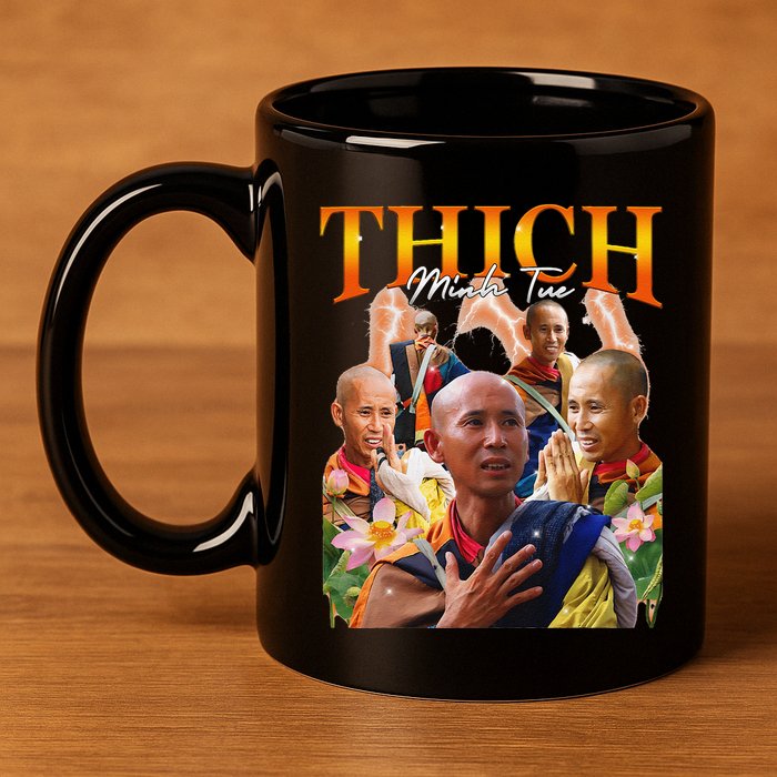 Monk Thich Minh Tue Bootleg 11oz C Handle Ceramic Mug