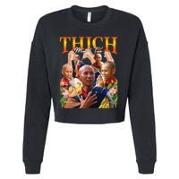 Monk Thich Minh Tue Bootleg Cropped Pullover Crew