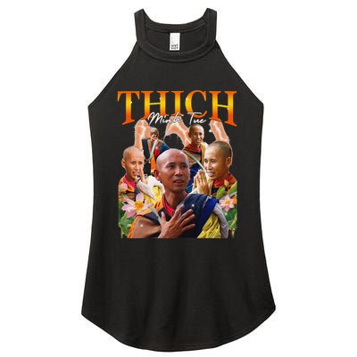 Monk Thich Minh Tue Bootleg Women's Perfect Tri Rocker Tank