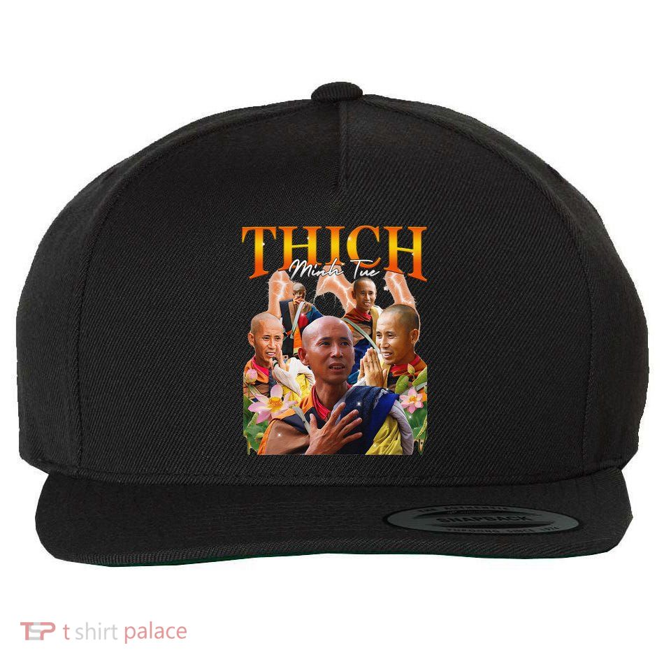 Monk Thich Minh Tue Bootleg Wool Snapback Cap