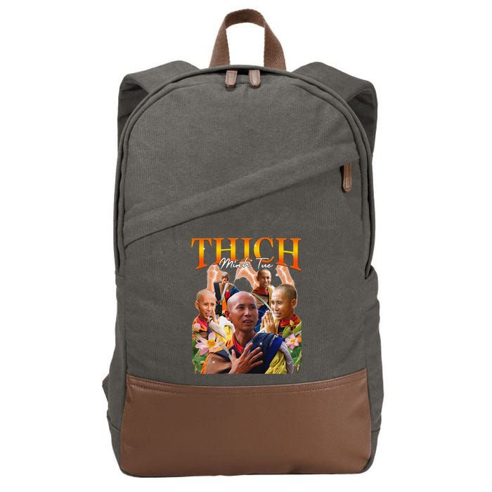 Monk Thich Minh Tue Bootleg Cotton Canvas Backpack