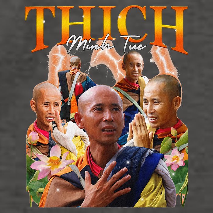 Monk Thich Minh Tue Bootleg Vector Backpack