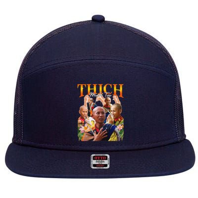 Monk Thich Minh Tue Bootleg 7 Panel Mesh Trucker Snapback Hat