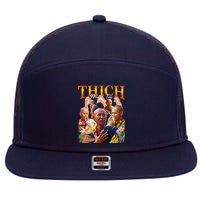 Monk Thich Minh Tue Bootleg 7 Panel Mesh Trucker Snapback Hat
