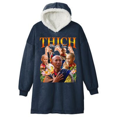 Monk Thich Minh Tue Bootleg Hooded Wearable Blanket