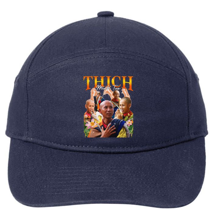 Monk Thich Minh Tue Bootleg 7-Panel Snapback Hat